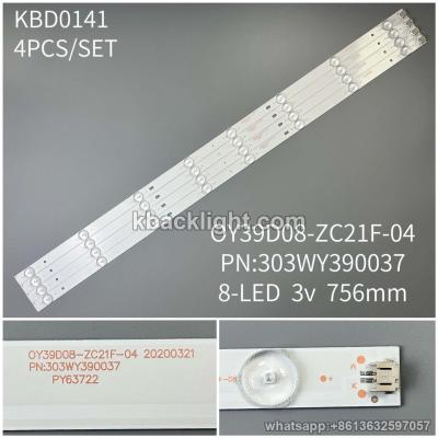 KBD0141 OY39D08-ZC21F-04/PN:303WY390037/8-LED 3v756mm 4PCS/SET