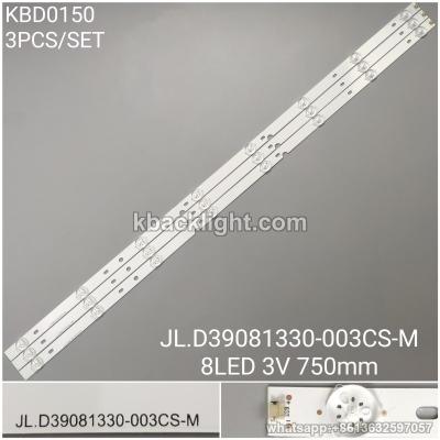 KBD0150 JL.D39081330-003CS-M/8-LED 3v750mm 3PCS/SET