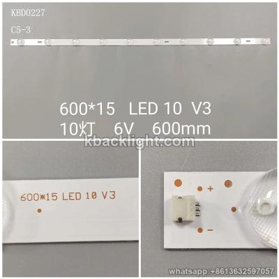 KBD0227 600*15 LED10 V3/10-LED 6v600mm