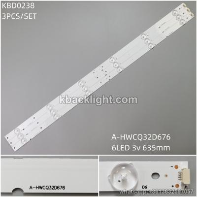 KBD0238 A-HWCQ32D676/6-LED 3v635mm/ Sharp 32-inch 6-LED 3PCS/SET