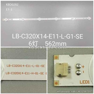 KBD0282 LB-C320X14-E11-L-G1-SE/SVJ320AK3-Rev01-6LED-141031/6-LED 3v 562mm Panasonic 6-LED 3PCS/SET