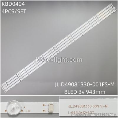 KBD0404 JL.D49081330-001FS-M/8-LED 3v943mm 4PCS/SET