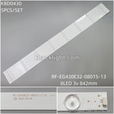 KBD0430 RF-EG430E32-0801S-13/8-LED 3v842mm 5PCS/SET