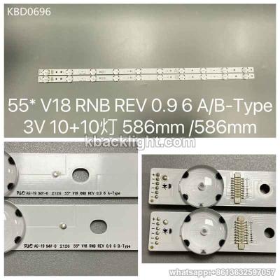 KBD0696 55 V18 RNB REV 0.9 6 A/B-Type/10+10-LED 3v586 586