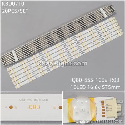 KBD0710 Q80-55S-10Ea-R00/10-LED 16.6v575mm 20PCS/SET