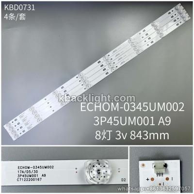 KBD0731 ECHOM-0345UM002/3P45UM001 A9/8-LED 3v843 4PCS/SET