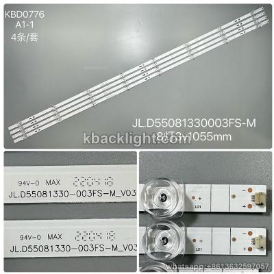 KBD0776 JL.D55081330-003FS-M-V03/8-LED 3v1053mm concave 4PCS/SET