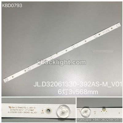KBD0793 JL.D32061330-392AS-M/6-LED 3v568mm 2PCS/SET