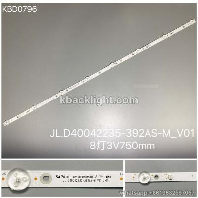 KBD0796 JL.D40042235-392AS-M/8-LED 3v750mm 3PCS/SET