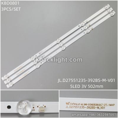 KBD0801 JL.D27551235-392BS-M/5-LED 3v502mm 3PCS/SET