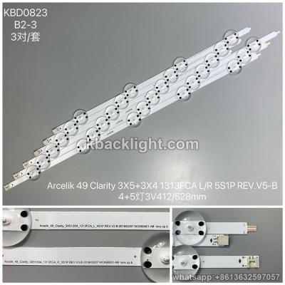 KBD0823 Arcelik-49-Clarity-3X5+3X4-1313FCA-R/L/5+4-LED 3v528 412 3 PAIRS/ SET