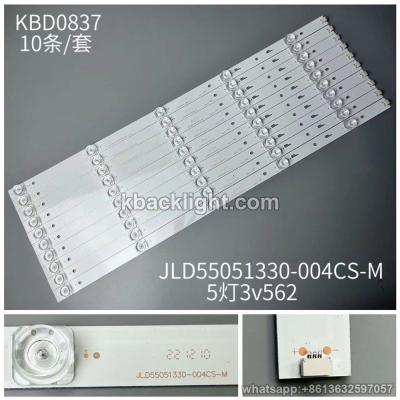KBD0837 JL.D55051330-004CS-M/5-LED 3v562mm/B55C51 55X 55B2 B55C71/10PCS/SET