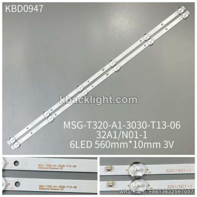 KBD0947 MSG-T320-A1-3030-T13-06/ 32A1/N01-1/6-LED 3v560*10mm