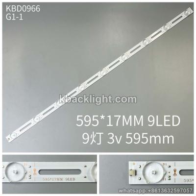 KBD0966 595*17MM 9LED/9-LED 3v595 hollow-out universal model
