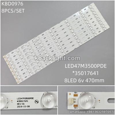 KBD0976 LED47M3500PDE*35017641/8-LED 6v470*17MM Konka 8PCS/SET