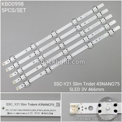 KBD0998 SSC-Y21 Slim Triden 43NANO75/5-LED 3v466 large connector cap 5PCS/SET【Z1-3 03-N4-4 】M6-2