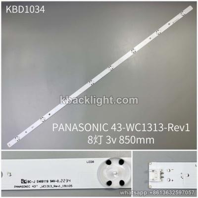 KBD1034 15-3A. PANASONIC 43-WC1313-Rev1/8-LED csp 3v850