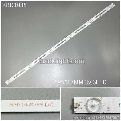 KBD1038 595*17MM 3v 6LED/ hollow-out