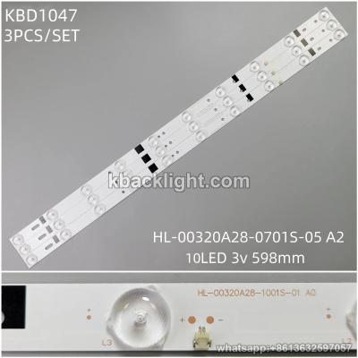 KBD1047 HL-00320A28-1001S-01/10-LED 3v 598MM 3PCS/SET