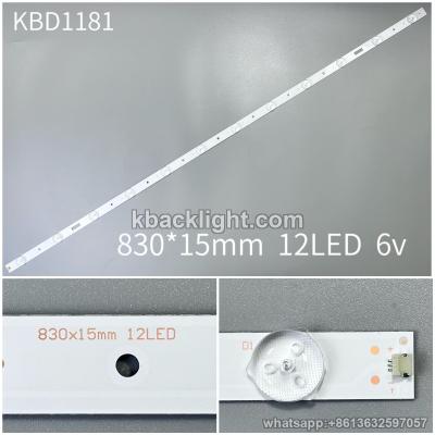 KBD1181 830*15mm 12LED/12-LED 6v830mm universal model 【 03-S1-2】