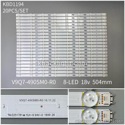 KBD1194 V9Q7-490SM0-R0/8-LED 18v504mm 20PCS/SET