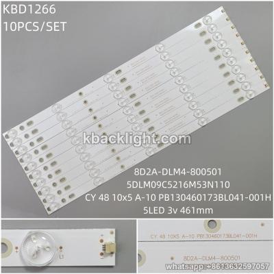 KBD1266 CY 48 10x5 A-10 PB130460173BL041-001H/8D2A-DLM4-800501/5DLM09C5216M53N110/5-LED 3v461mm 10PCS/SET