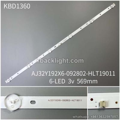 KBD1360 AJ32Y192X6-092802-HLT19011/6-LED 3v569mm