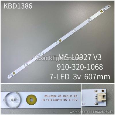 KBD1386 MS-L0927 V3/910-320-1068/32-inch 7-LED 3v607mm copper