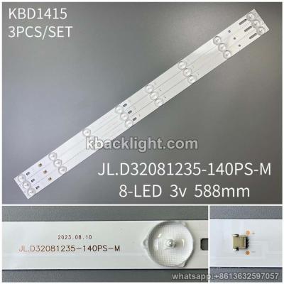 KBD1415 JL.D32081235-140PS-M/8-LED 3v588mm 3PCS/SET