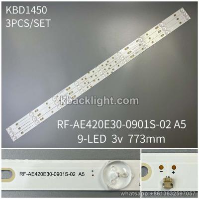 KBD1450 RF-AE420E30-0901S-02 A5/9-LED 3v773mm 3PCS/SET