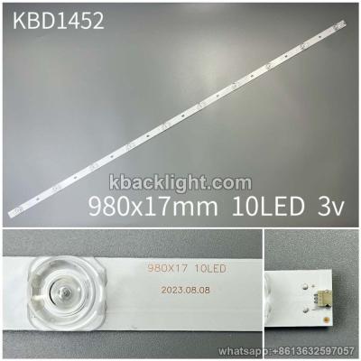 KBD1452 980x17 10LED/10-LED 3v980mm concave universal model