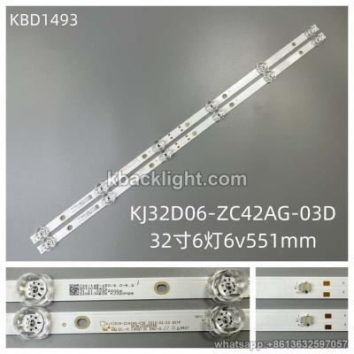 KBD1493 KJ32D06-ZC42AG-03D/32-inch 6-LED 6v551mm