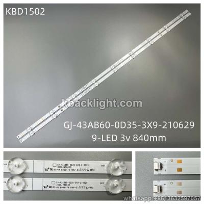 KBD1502 GJ-43AB60-0D35-3X9-210629/9-LED 3v840mm