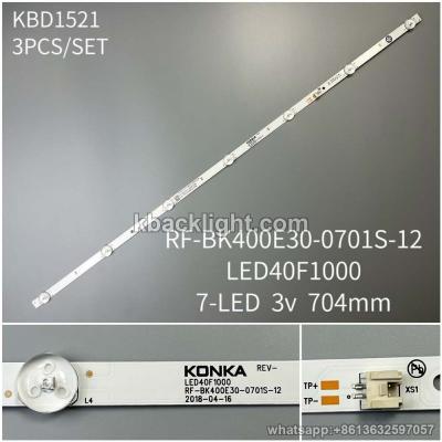 KBD1521 RF-BK400E30-0701S-12/LED40F1000/ for Konka LED39S2-LED PCS/7-LED 3v704mm 3PCS/SET