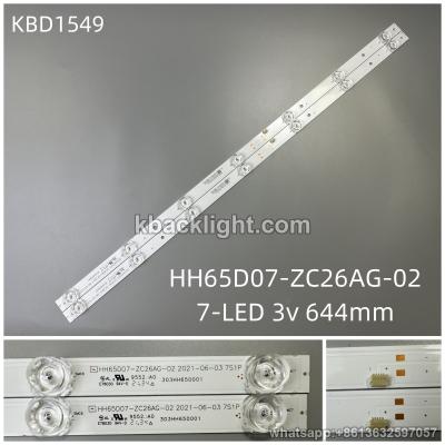 KBD1549 HH65D07-ZC26AG-02/7-LED 3v644mm