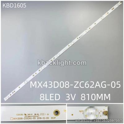 KBD1605 . MX43D08-ZC62AG-05/8-LED 3V810MM