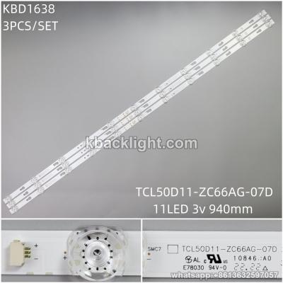 KBD1638 TCL50D11-ZC66AG-07/11-LED 3v 940mm 3PCS/SET