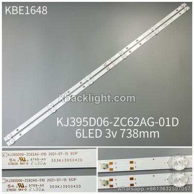 KBD1648 KJ395D06-ZC62AG-01D/6-LED 3v738mm
