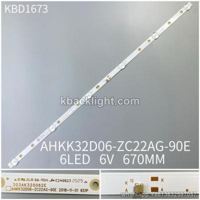 KBD1673 AHKK32D06-ZC22AG-90E/6-LED 6v670mm