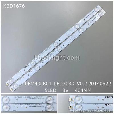 KBD1676 OEM40LB01-LED3030-V0.2 20140522/5-LED 3V404MM