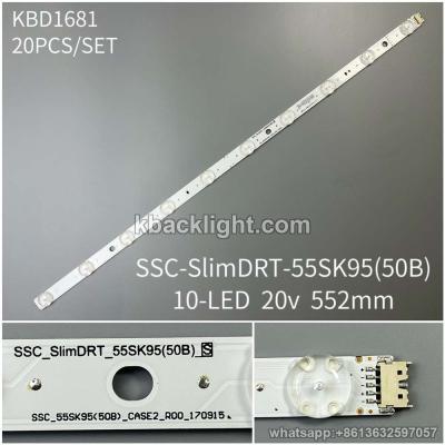 KBD1681 SSC-SlimDRT-55SK95(50B)/10-LED 20v552mm 20PCS/SET