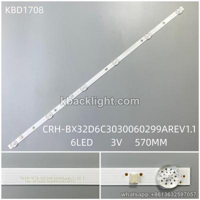 KBD1708 CRH-BX32D6C3030060299AREV1.1/6-LED 3v570mm