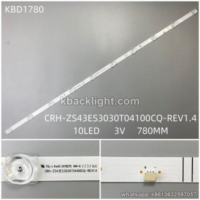 KBD1780 CRH-ZS43ES3030T04100CQ-REV1.4/10-LED 3V780MM