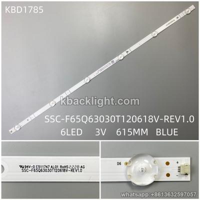 KBD1785 SSC-F65Q63030T120618V-REV1.0/6-LED 3V615MMBLUE