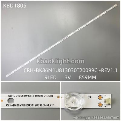 KBD1805 CRH-BK86M1U813030T20099CI-REV1.1/9-LED 3V859MM