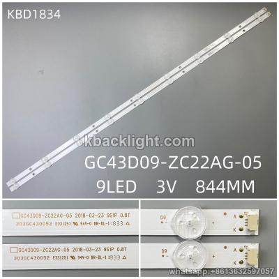 KBD1834 GC43D09-ZC22AG-05/8-LED 3V844MM
