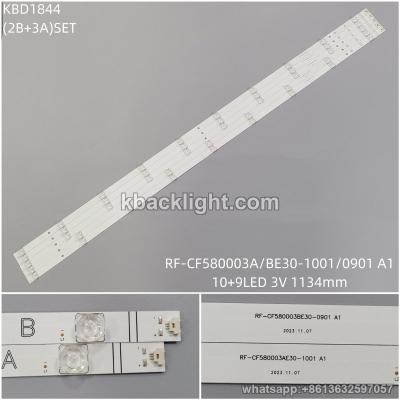 KBD1844 RF-CF580003A/BE30-1001/0901 A1/10+9-LED 3V1134MM/2B+3A PCS/ SET