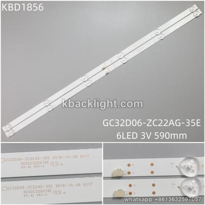 KBD1856 GC32D06-ZC22AG-35E/6-LED 3V590mm