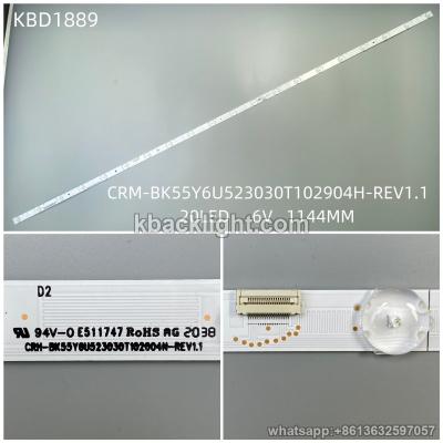 KBD1889 CRH-BK55Y6U523030T102904H-REV1.1/20-LED 6V1144MM