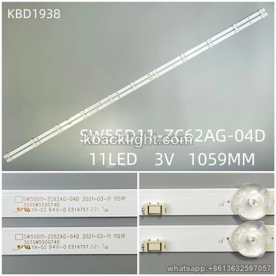 KBD1938 SW55D11-ZC62AG-04D/11-LED 3V1059MM 3PCS/SET